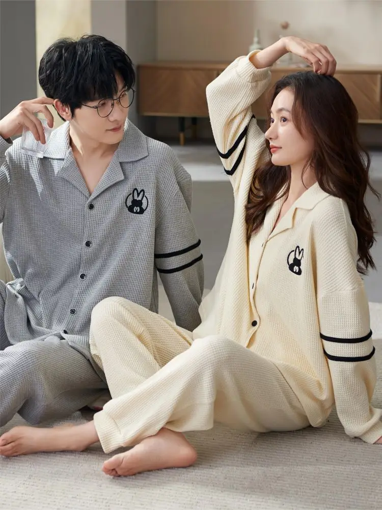 Matching Sets For Couples Loungewear Women Set Men Pajama Nightwear Fall Sleepwear Plus Size Winter Warm