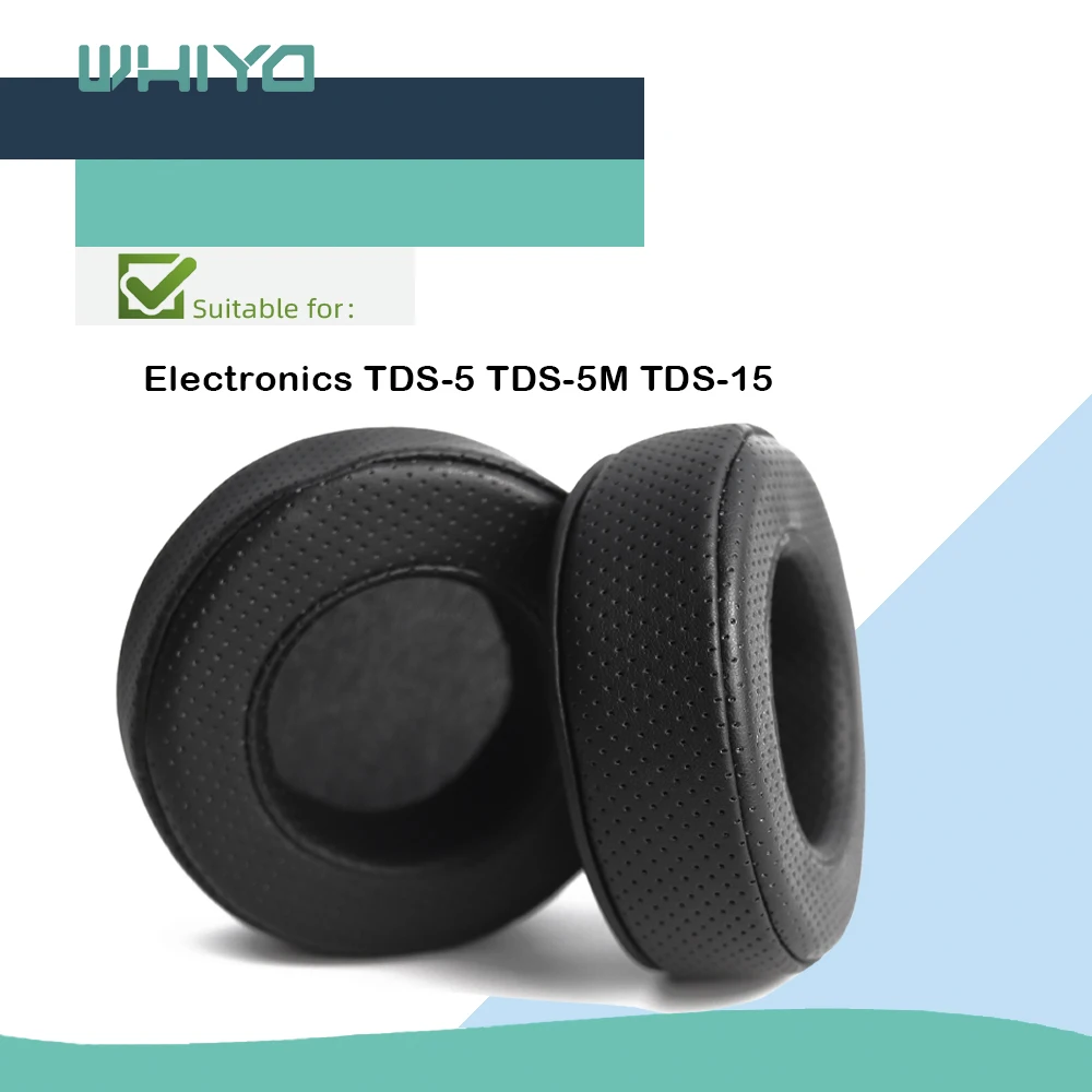Whiyo استبدال بطانة للأذن للإلكترونيات TDS-5 TDS-5M TDS-15 سماعات وسادة كم المخملية Earpad أكواب Earmuffes غطاء