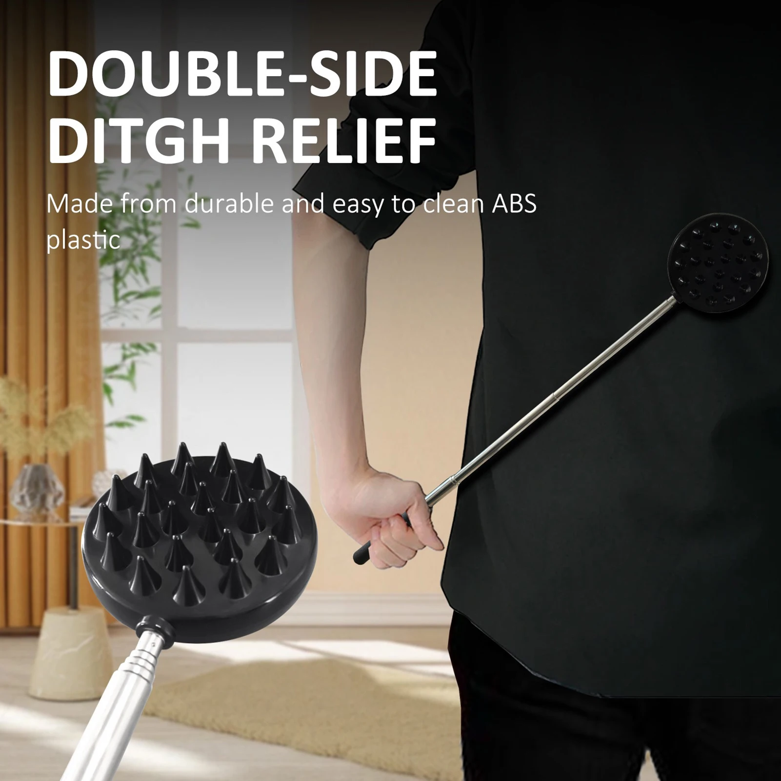 

1Pcs Back Scratcher Telescopic Scratching Back Scratcher Massager Kit Scraper Extendable Telescoping Itch Massage Relaxation