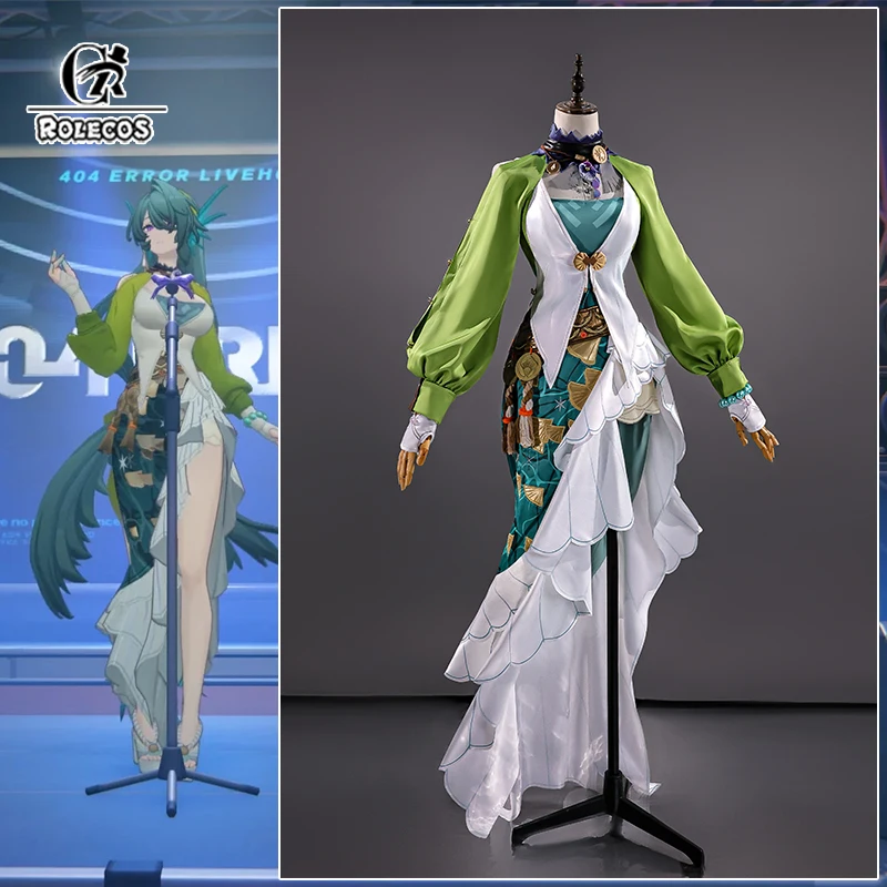 

ROLECOS Game Zenless Zone Zero Cecilia Cosplay Costume Angels of Delusion NPC Cecilia Women Halloween Party Jumpsuit