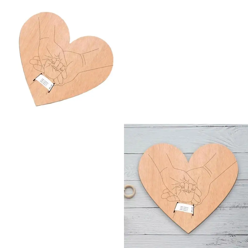 

Детский родовой браслет деревянный налет с шлифованным шлифом новорожден