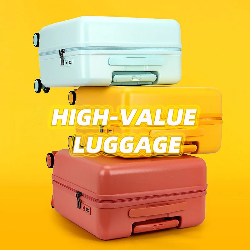 Luggage high value zipper suitcase 20 inch luggage student universal wheel 26 inch trolley case