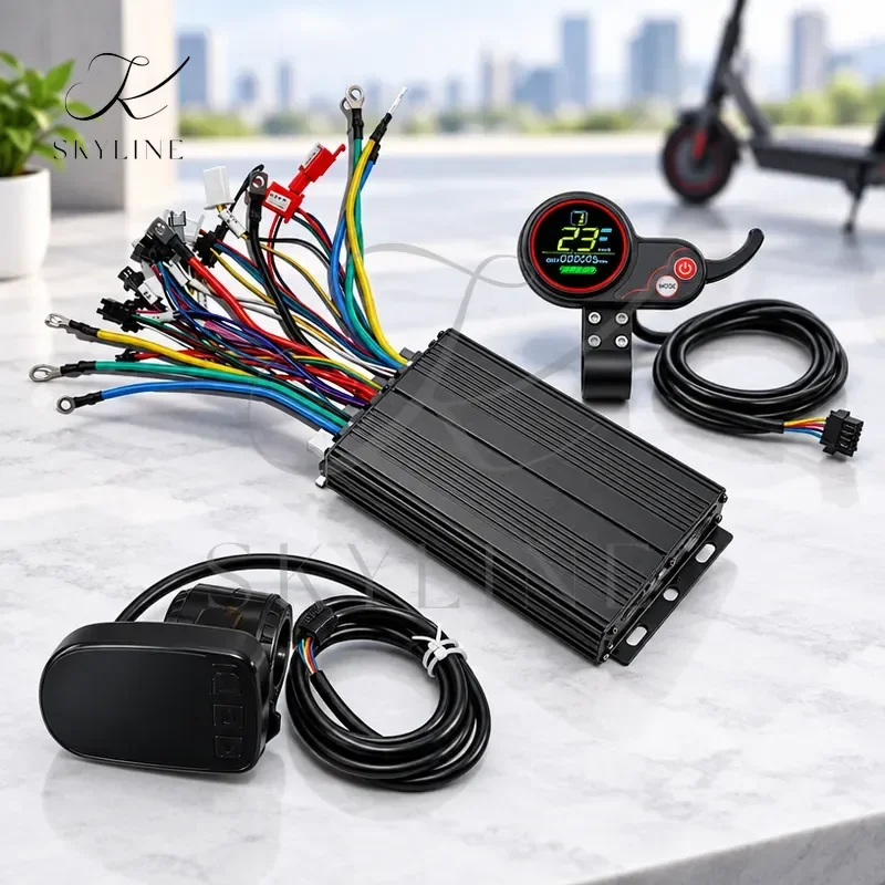 48V 60V 3000W Dual Drive Motor Controller Double Two 2 Pcs Brushless Speed Driver For E Bike Scooter 36V 48V 60V 72V