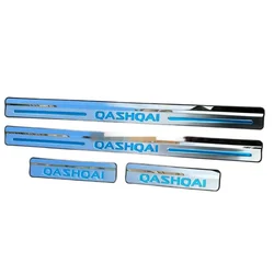 Car Styling For Nissan Qashqai J10 J11 2007 2008~2015 Side Door Sill Protector Threshold Scuff Plate Welcome Pedals Covers Trims