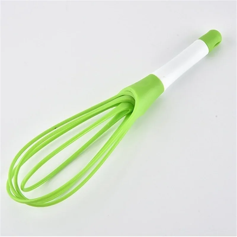 Multifunctional Rotary Manual Egg Beater Mixer Mini Plastic Kitchen Egg Whisk Bake Tool Egg Agitator Silicone Eco-Friendly