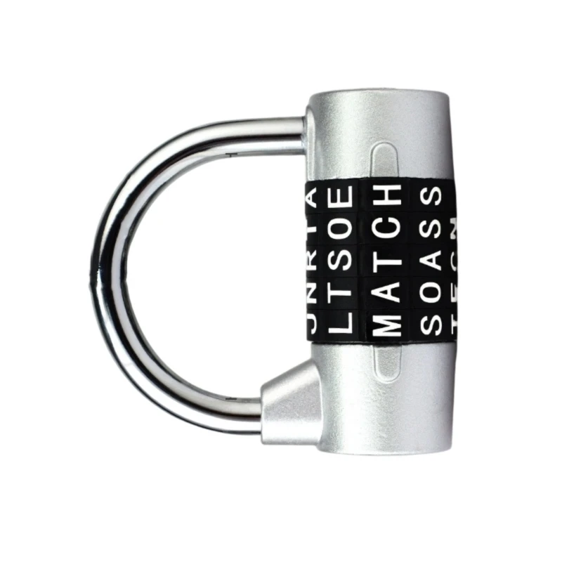 5 Letas combinação combinação combinação cadeado segurança ginásio ginásio bloqueio porta -ginástica trava senha