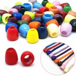 Misto 10/30/50 pz Chroma Cord Ends Bell Stopper Lock plastica Toggle Clip Paracord vestiti borsa abbigliamento sportivo lacci delle scarpe parti della corda fai da te