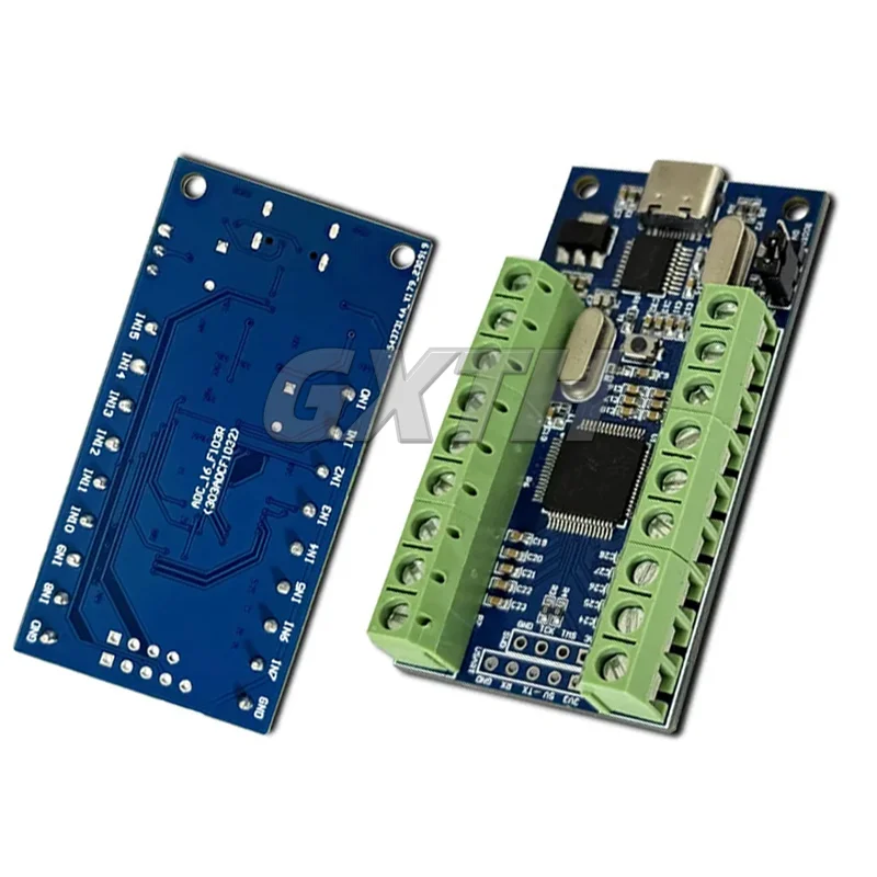 STM32 UART Communication ADC Module 16-channel 12Bit AD Sampling Data Acquisition Type-C Interface