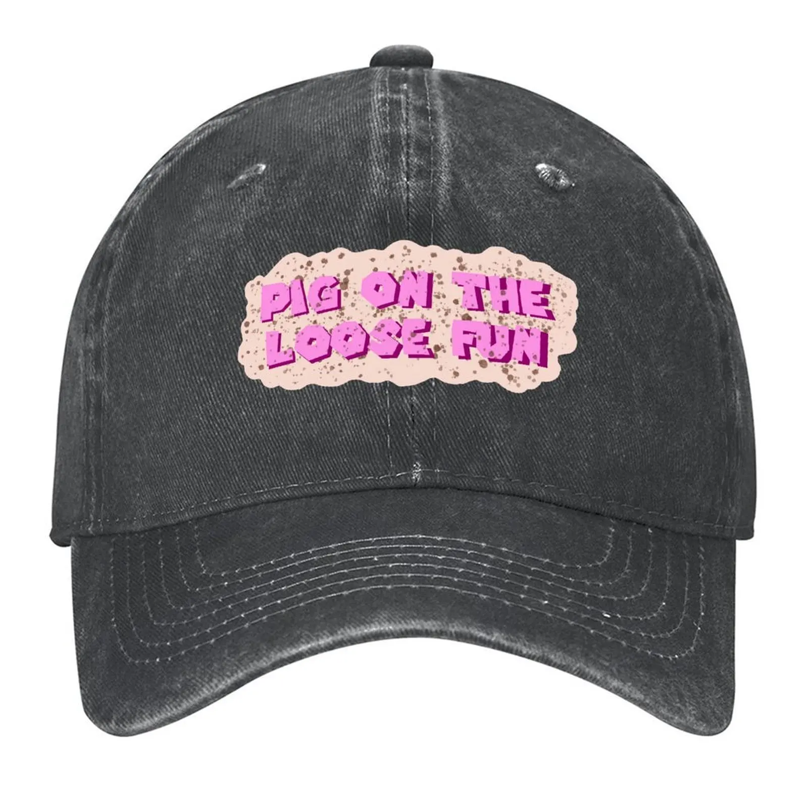 

Pig on the loose fun Baseball Cap beach hat Brand Man cap Fashion Beach cute Women's Beach Outlet 2025 Men's