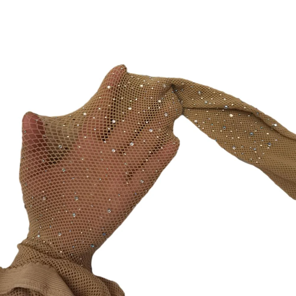 Plus Size Bling Strümpfe Strümpfe Strass Strass Mesh Sexy Socken Collant Strümpfe Weibliche Strumpfhosen Bequem