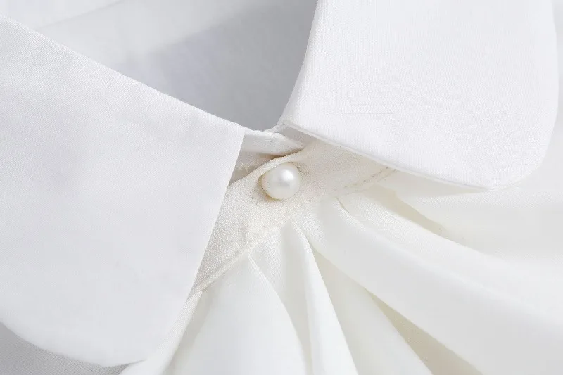 Novo laço lapela camisa gola destacável camisola blusa feminina gola falsa meninas camisa removível pescoço colar falso