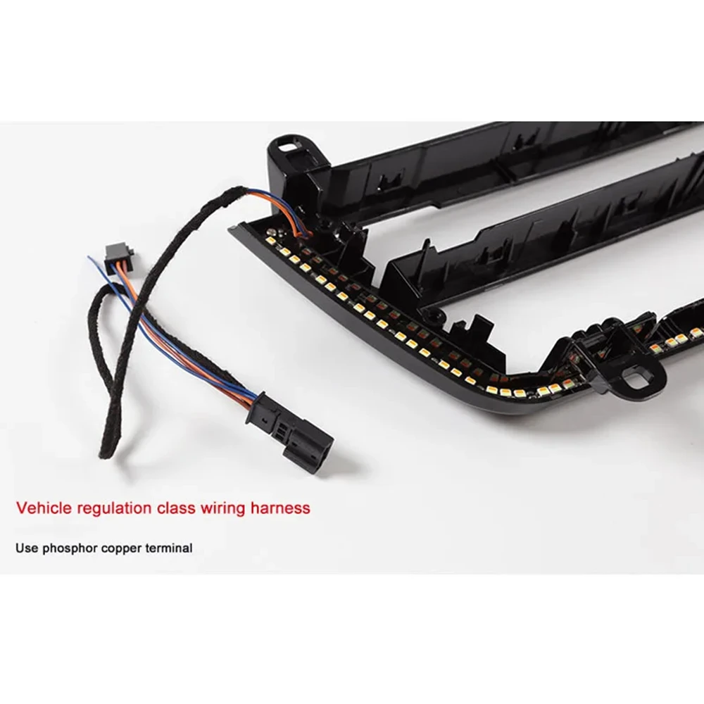 For BMW 3 Series 4 Series F30 F35 2 Color Center Console AC Panel Ambient Light Radio Trim LED Dashboard Light Atmosphere Lamp