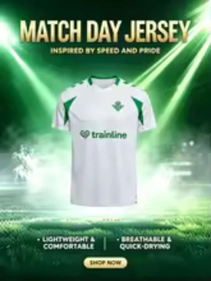 2026 New Betis Fans Football Jersey Men Women's Summer Sports T-shirt Breathable Causal Quick Drying Streetwear Family Clothing