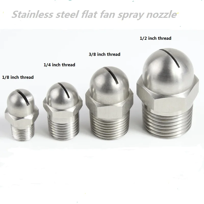 Stainless Steel Flat Fan Spray Nozzle, BHC Blowing Wind Jet, Air Knife Nozzle, Slot Gap Industrial Cleaning, Blowing Wind Air No