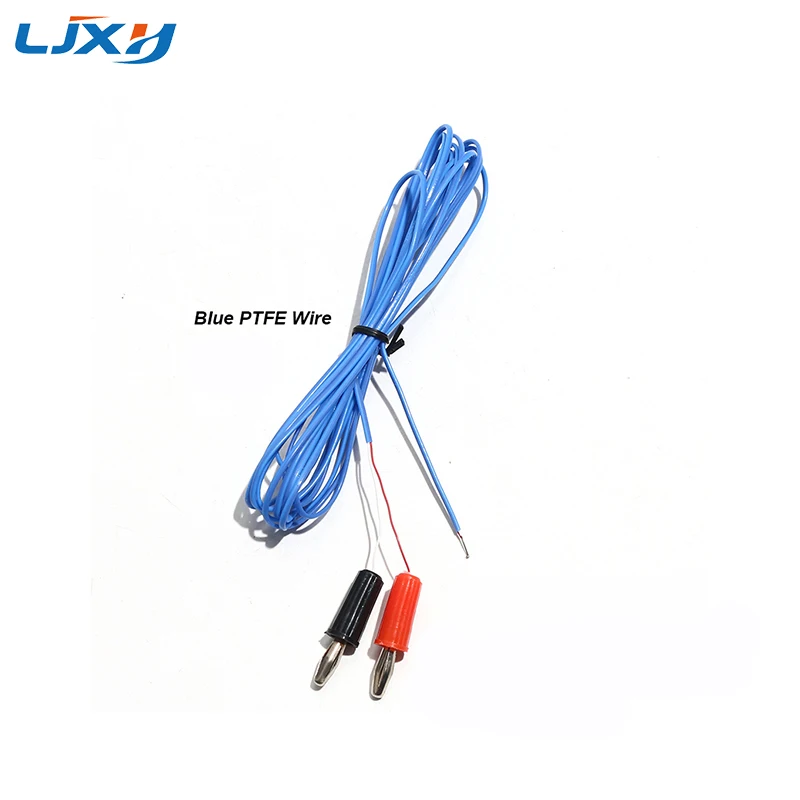 LJXH K Type Multimeter Temperature Sensor Probe Thermometer Universal Head Contact Test Line 1M/2M/3M/5M Fiberglass/PTFE