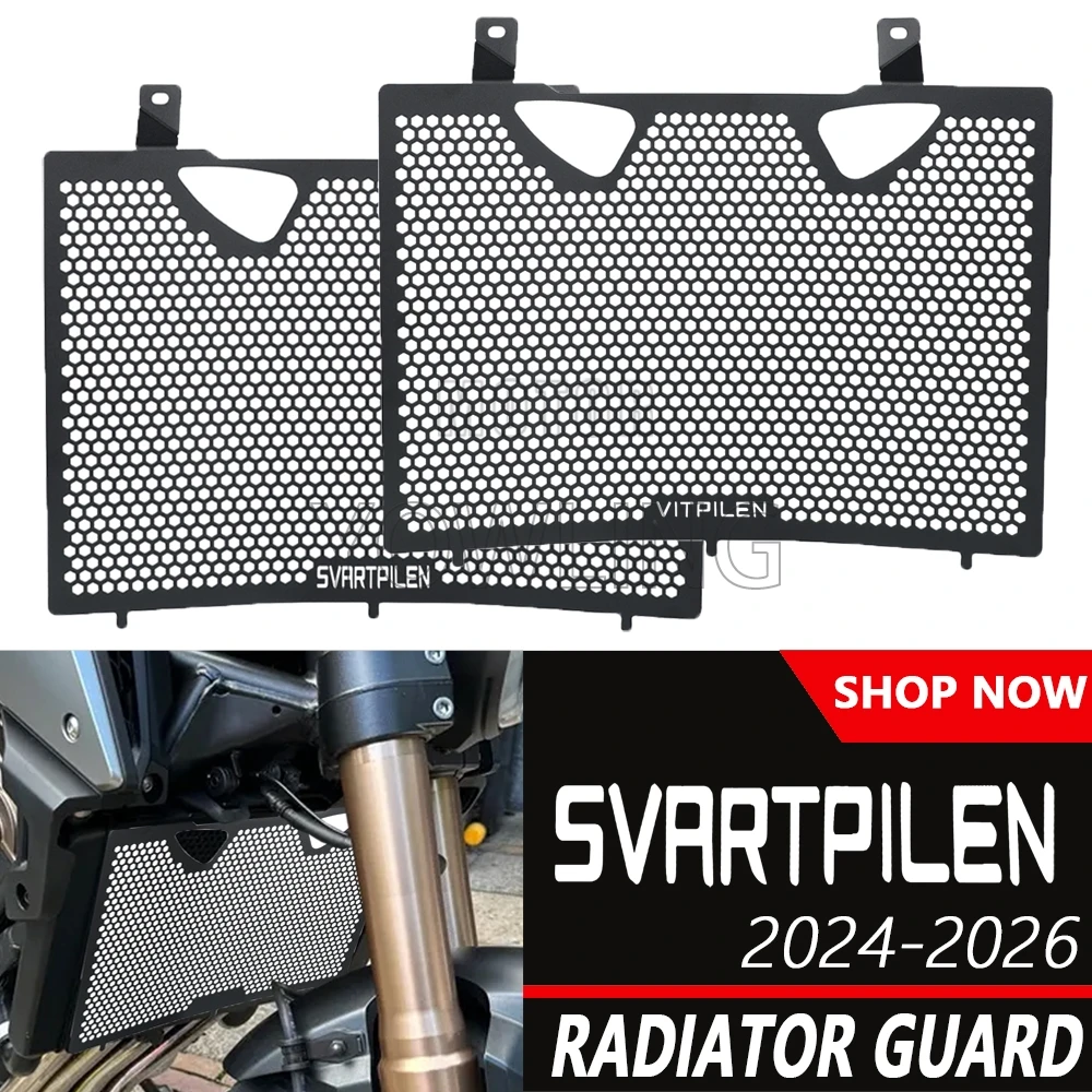 

For Husqvarna Vitpilen 801 Vitpilen801 2025 2026 2027 Motorcycle Radiator Grille Guard Cover Protection Svartpilen 801 2024-2026