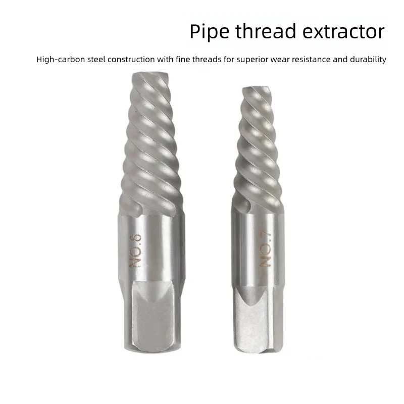 Manual Coarse Reverse Thread Faucet Broken Wire Extractor, Water Pipe Damaged Screw Remover Plumbing Repair Tool - view 3