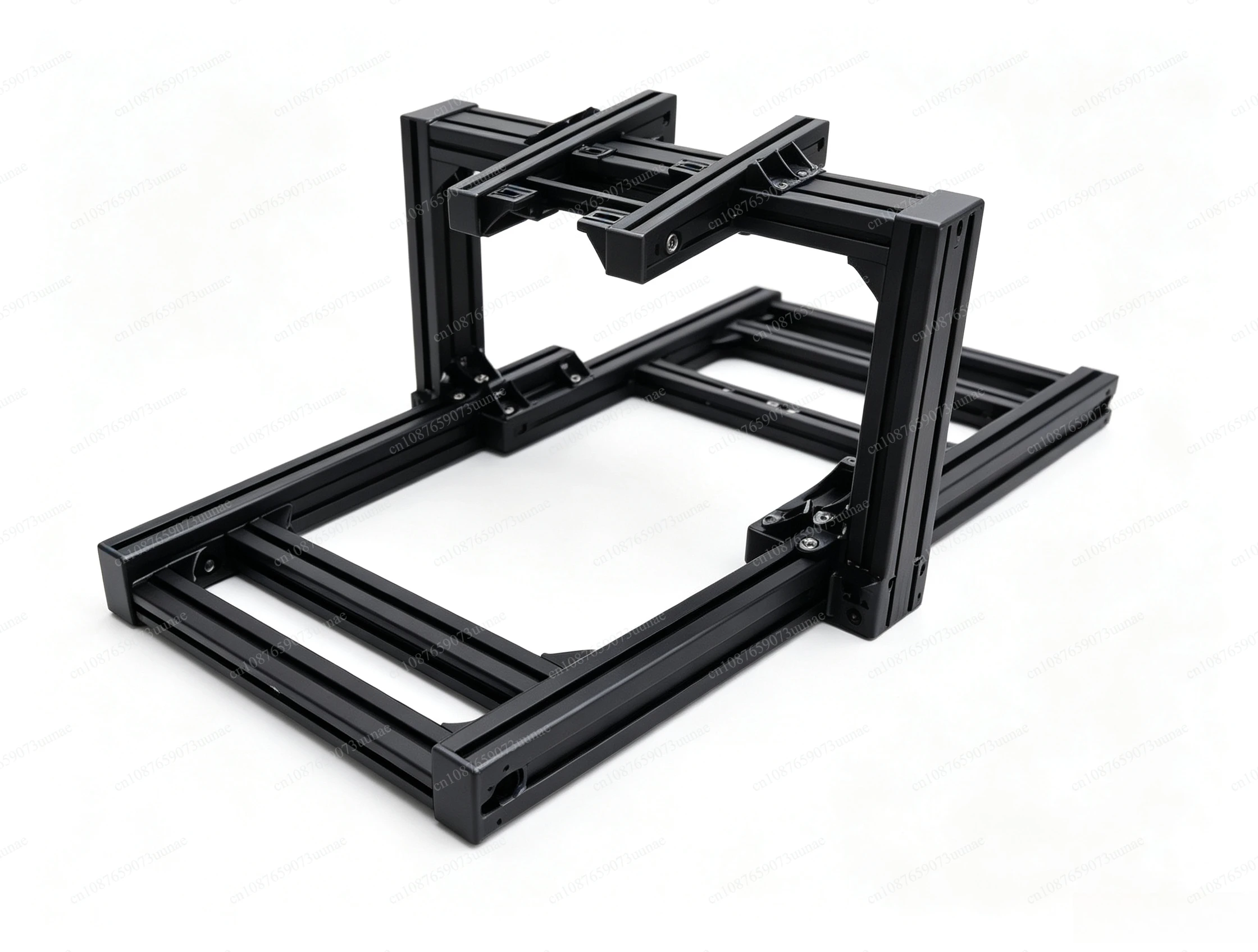 4080 Aluminum‑Profile Sim‑Racing Bracket 4040 Game Steering Wheel Simulator Frame Heavy‑Duty Modular Cockpit Stand For PC Racing