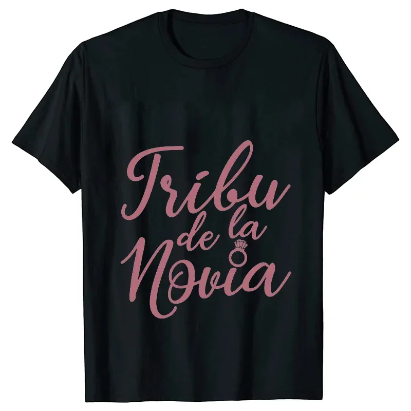 Camisetas de fiesta de despedida de soltera para chica española, camiseta del equipo de novia, camiseta de despedida de soltera, camiseta de boda para amigos, camisetas de regalo para despedida de soltera