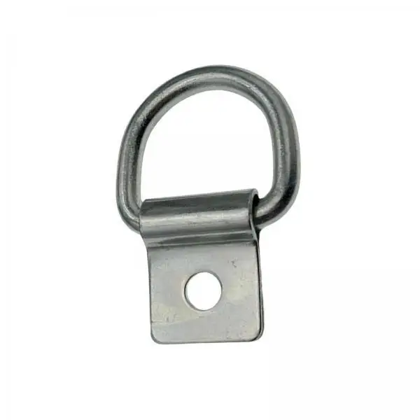 6x Tie Down D Loop Tie Down Anchor Cargo Towing Hook Portable Lashing Loop Truck Fixing Loop for Rvs ATV Motorcycles