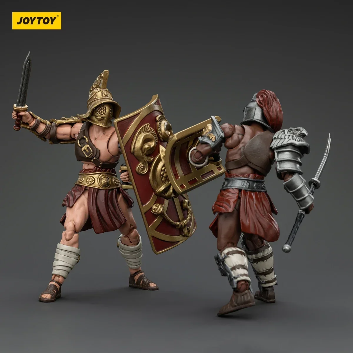 JOYTOY 1/18 gladiador romano Griffon figura gladiador Murmillo tijera Hoplomachus colección figuras de acción Anime figurita Juguetes