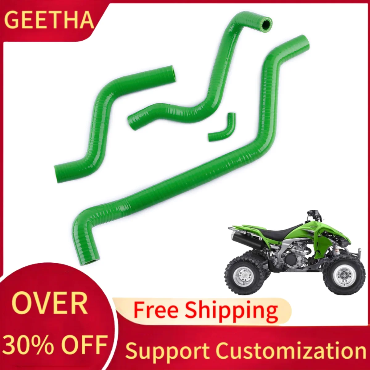 

Для Kawasaki KFX450R KFX 450R 2008-2012 годов ATV силиконовый радиатор трубки охлаждающей жидкости комплект шлангов