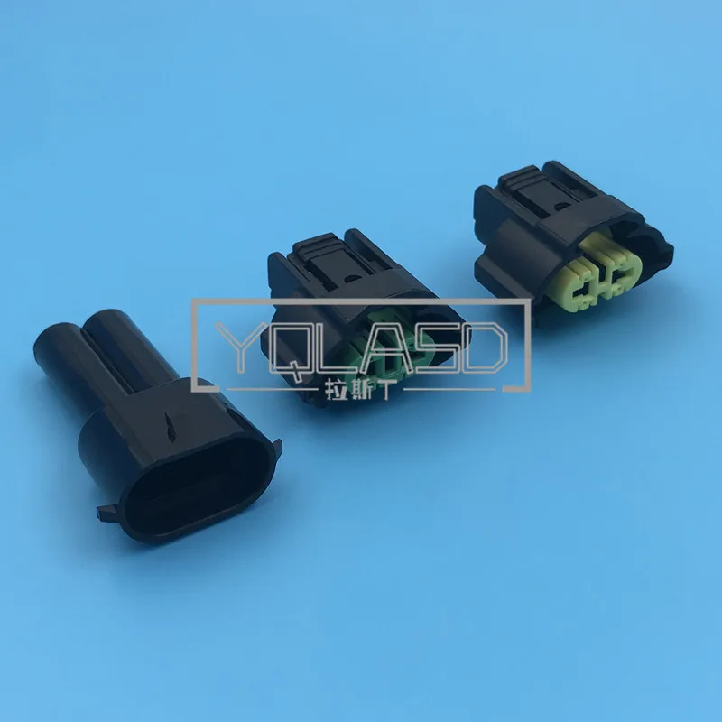 

1 Set 2 Way AC Assembly Fog Lamp Socket Car Plug Equivalent For Japanese IAT MAT Applications Mazda Toyota 6189-0935