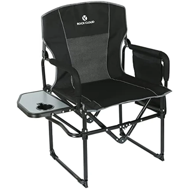 ROCK CLOUD Folding Camping Chair with Storage Pocket and Side Table Compact Portable Camp Chairs Outdoor AliExpress