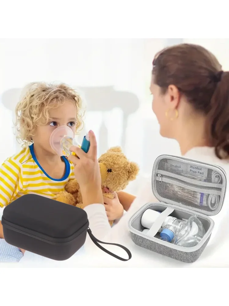 1PC Portable Nebulizer Case Waterproof Respirator Case Medicine Bag Respirator Pouch Portable Carrying Case Medicine Pouch