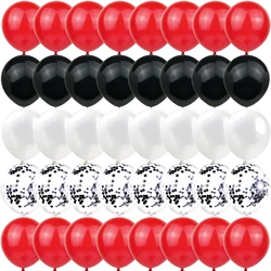 40PCS Red, White, Black Package Balloons Gender Reveal Wedding Valentine's Day Baby Shower Birthday Globos Party Decorations