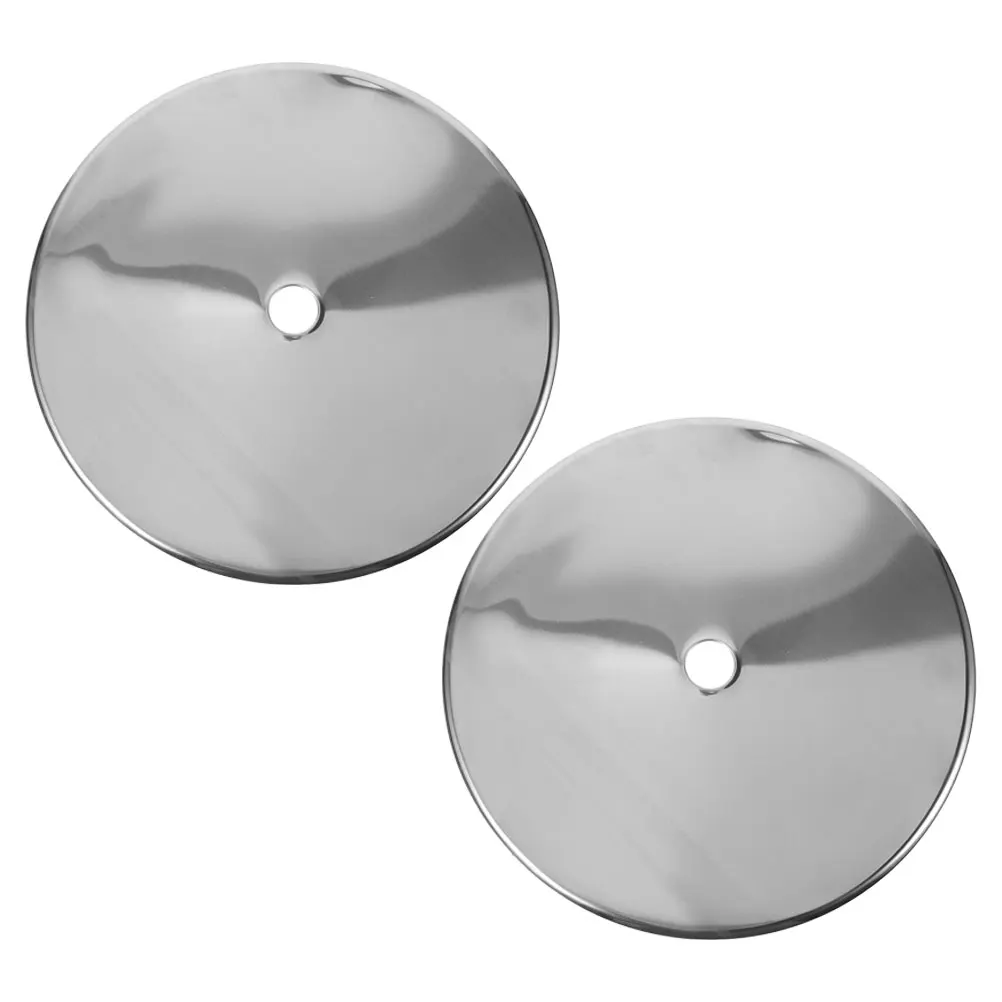 

2 Pcs Induction Cooker Ring Stainless Steel Heat Diffuser Round Cover for Cooktop Thickened Design Suitable Various