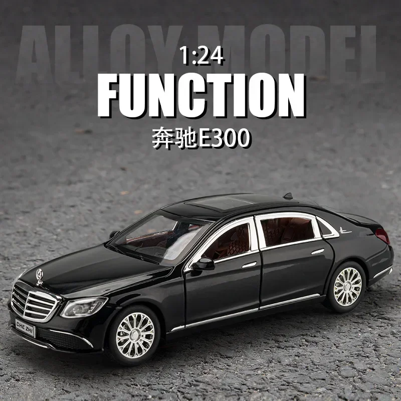 1:24 Mercedes-Benz E300L GLE W140 320SEL High Simulation Diecast Car Metal Alloy Model Car Children's toys collection gifts