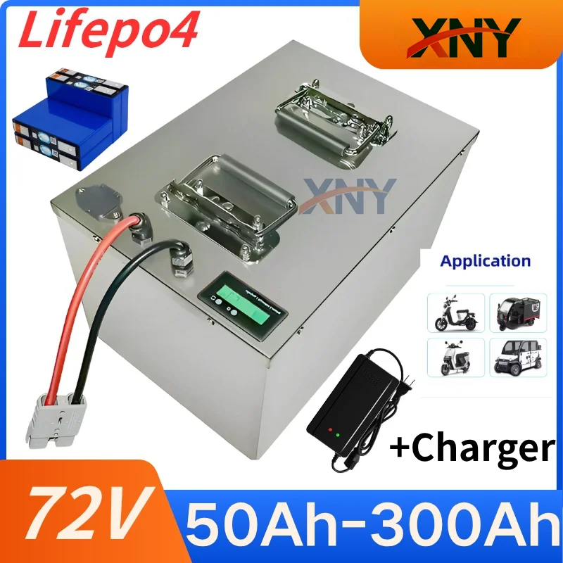 

Batterie au lithium pour moto, tricycle, EV, montres, Lifepo4, 72V, 200Ah, 50Ah, 70Ah, 90Ah, 100Ah, 150Ah, 180Ah, 300Ah, 300