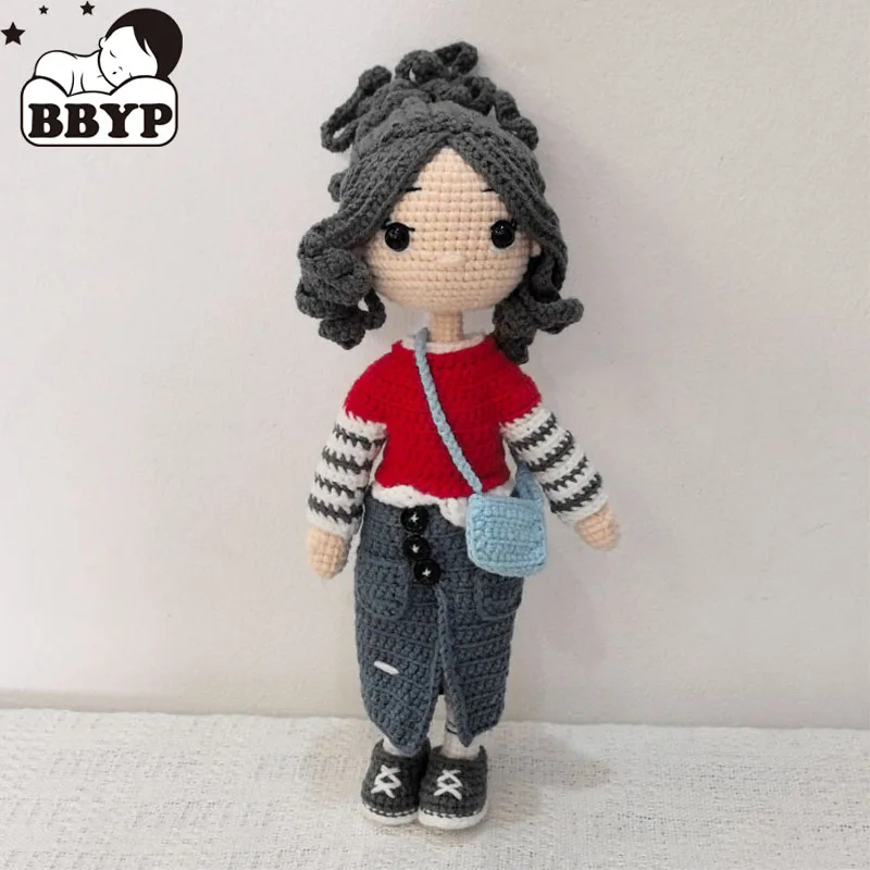 

Вязаная кукла ручной вязки крючком Рубиновая кукла вязаная крючком кукла аксессуары для дома узор ремесленные игрушки украшения