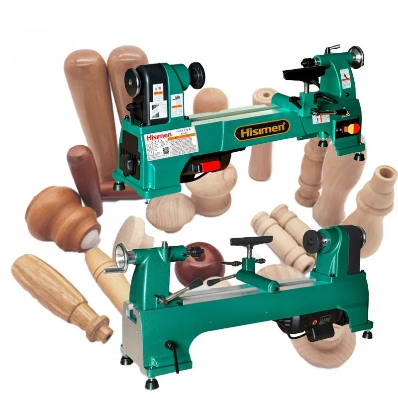Wisdom Cnc Automatic Feeding Digital Display Mini Lathe Variable Speed  Turning Wood Turning Machine Wood Turning Machine