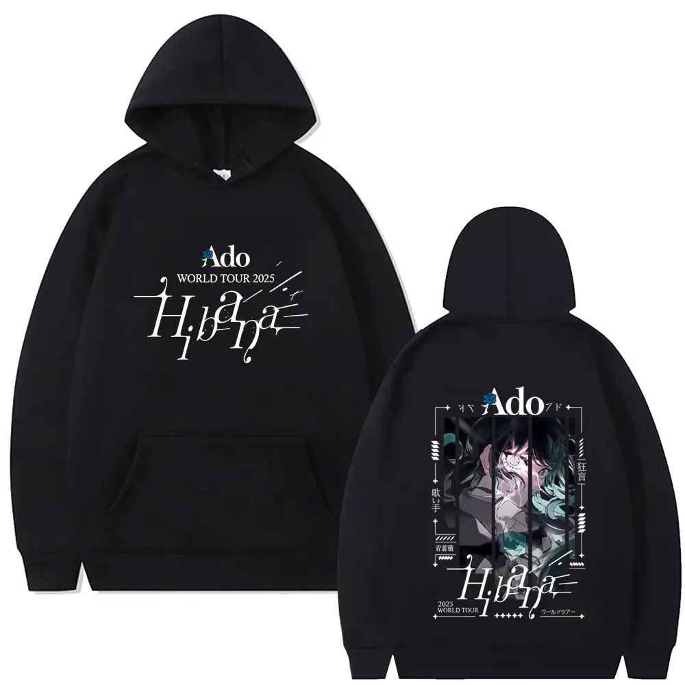 

Limited Ado World Tour 2025 Hibana Hoodie Men Women Fashion Japanese Style Streetwear Unisex Casual Vintage Oversized Hoodies