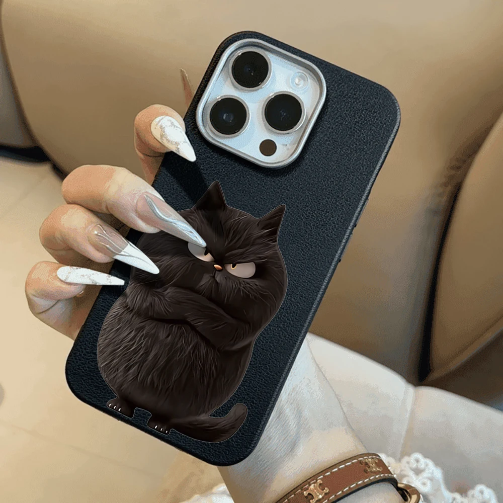 Street Cool Cat Meme Hülle für Samsung Galaxy S25 S24 S23 Ultra S22 S21Plus FE A57 A56 A55 A54 A53 A36 A35 A34 5G Silikon-Schutzhülle – Detail 6