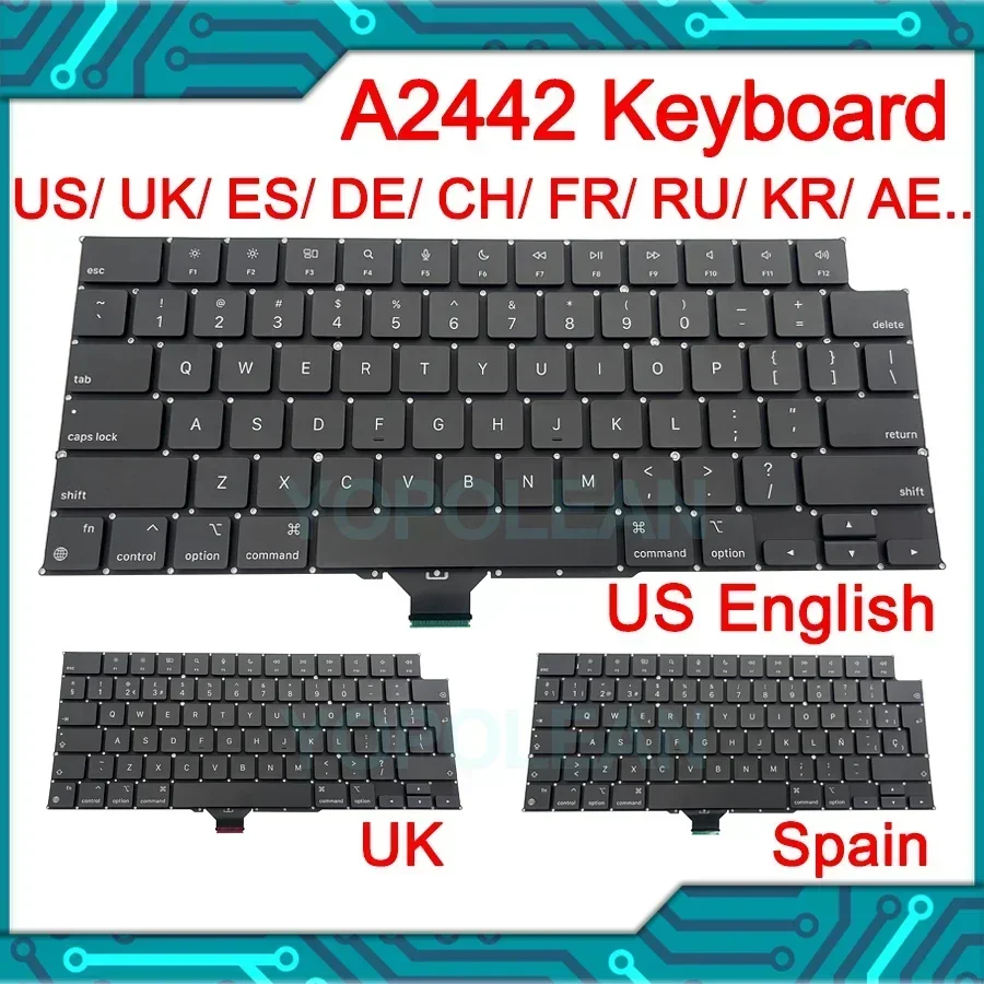 New A2442 A2485 Keyboard Macbook Pro 14