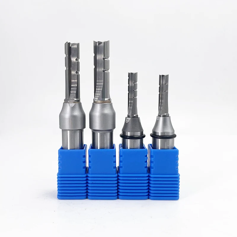 CHOWMASTER 3 Flutes TCT Straight Router Bit 3 Blades Cutting CNC Carbide Milling Cutter for Wood MDF Multilayer Particle Board