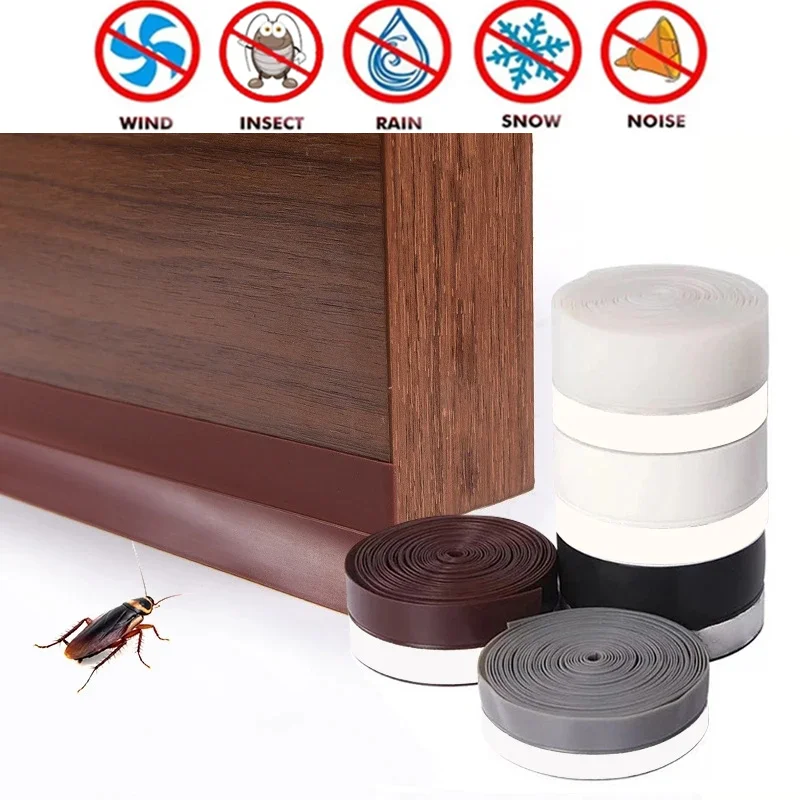 

Самоклеящаяся нижняя уплотнительная лента для двери, резиновое уплотнение для окна, звукоизоляционная уплотнительная лента для ветрозащитной защиты от пыли, уплотнительная лента для лобового стекла двери