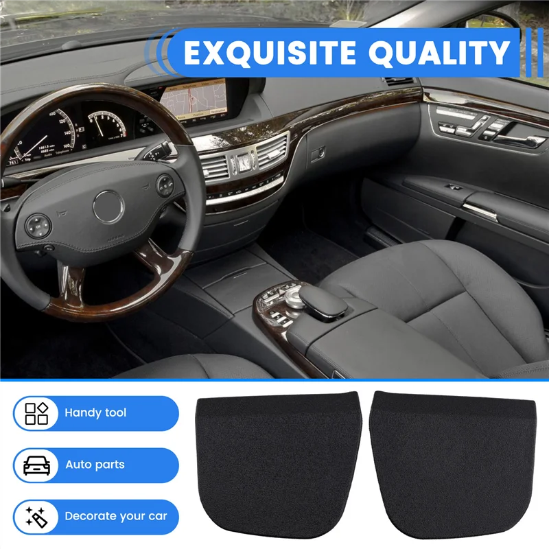 

AM-передняя накладка на сиденье A2219180530 A2219180430 для Mercedes Benz S-Class W221 S350, накладка на ремень безопасности, черная