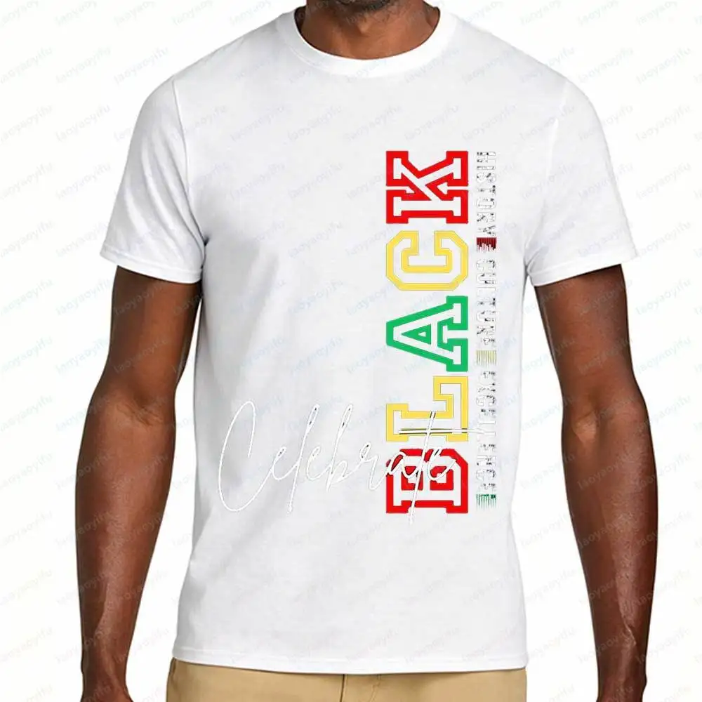Juneteenth Celebrate Black History Culture Excellence T-Shirt for Men Women African American Pride Graphic Tee Casual Cotton Top