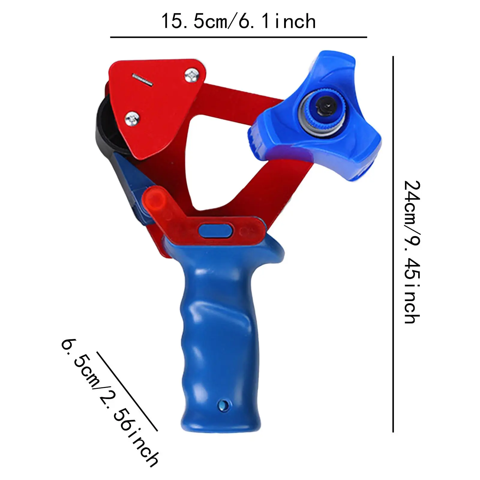 Tape Dispenser Comfortable Grip Practical Handheld Dispenser Heavy Duty for Industrial Carton and Box Packaging Business Home