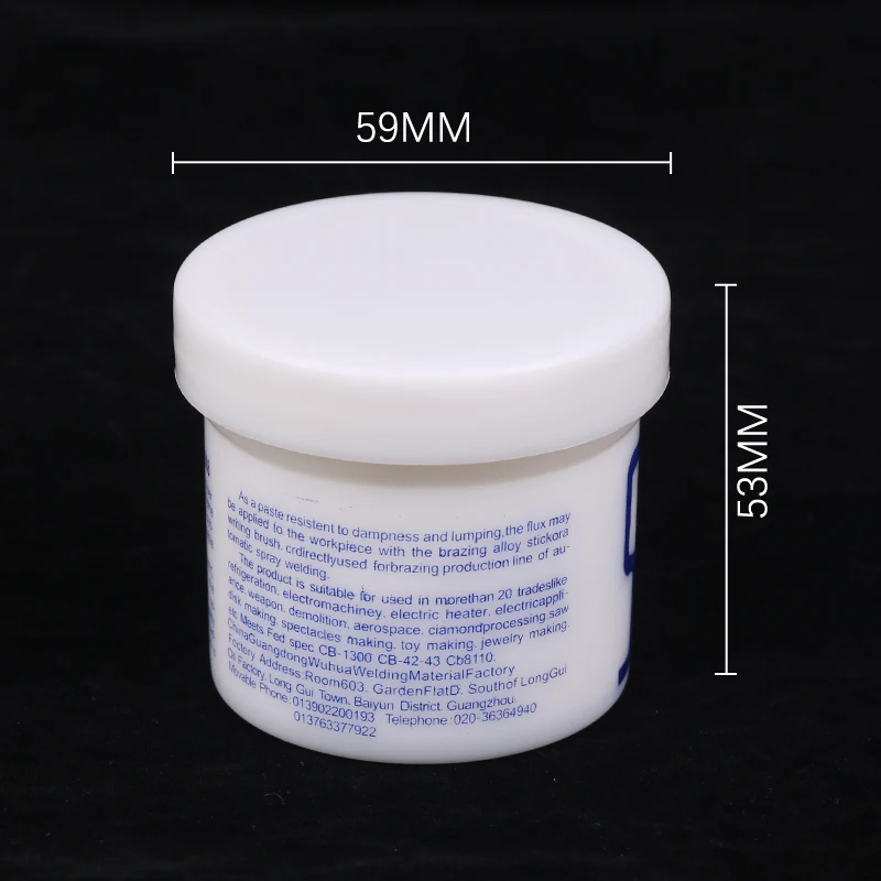 1PC 123g Soldering Paste Flux Silver Brass Brazing Powder For Welding Copper Aluminum