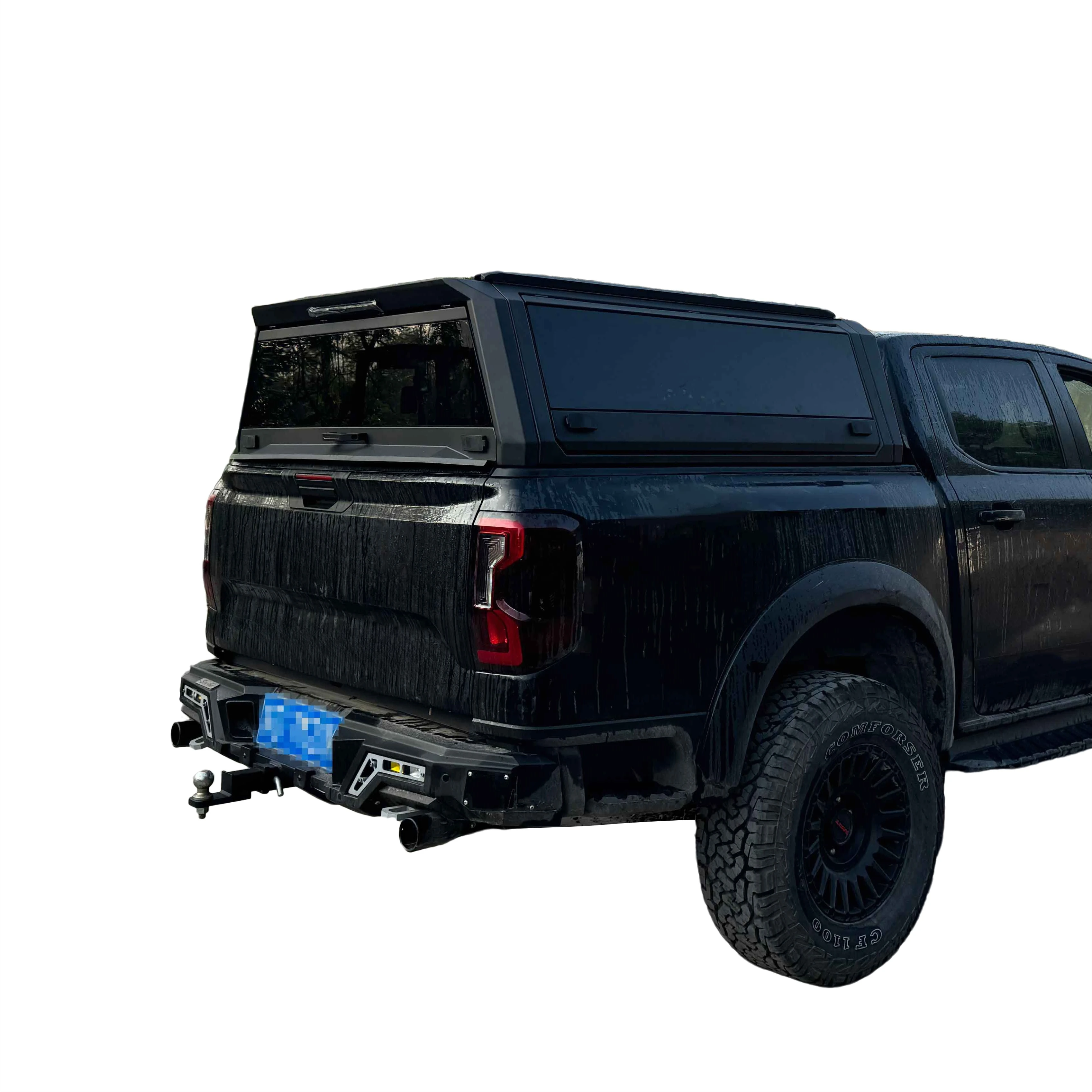 Manual Operation Waterproof 4x4 Aluminum Alloy Canopy Topper for TACOMA 16-23 6.0FT Model Ranger with Locking Function