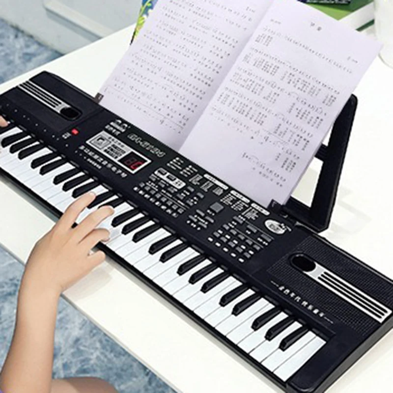 

Children's Electronic Organ 61 Key Beginners Portable Electric Piano Entry Level Practice Electric Pianos Kids Music Keyboard