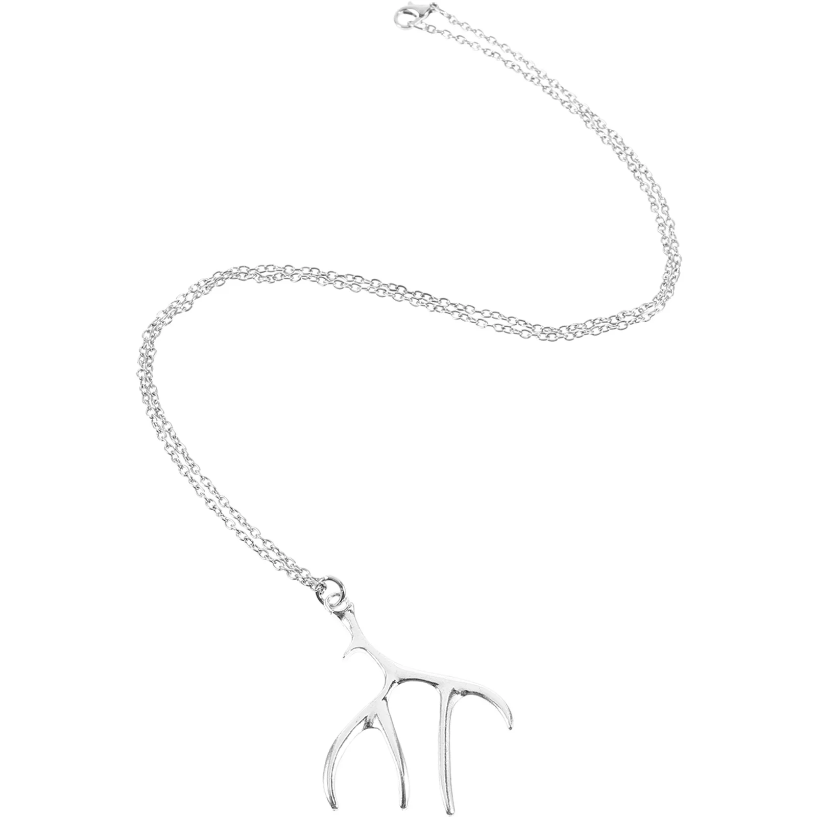 عيد الميلاد قرون مجوهرات الغزلان القرن قلادة عيد الميلاد قلادة مجوهرات مهرجان رائع هدايا الزخرفية للنساء #5