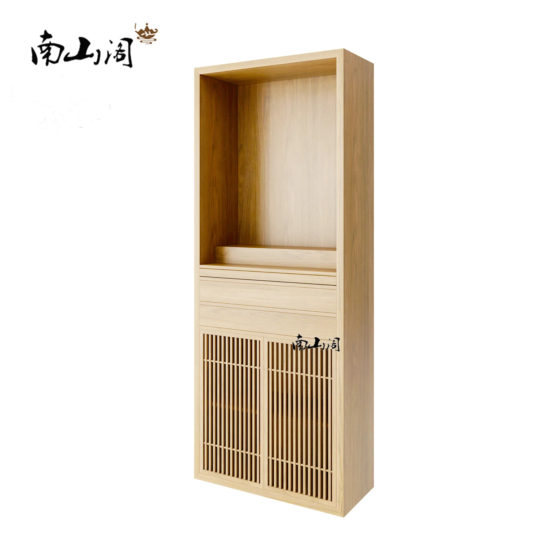 

LH new Chinese solid wood Buddhist niche cabinet household shrine God of Wealth table household display cabinet
