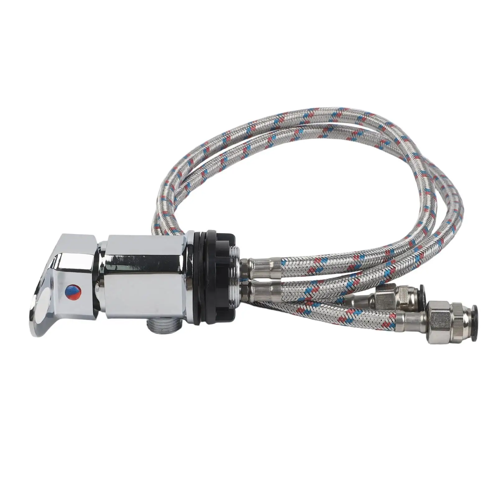 

Простая установка Кран для автодома Серебристый смеситель для автодома 1 2-дюймовая розетка Горячая холодная вода Номер OEM Не применимо для розетки TAILS