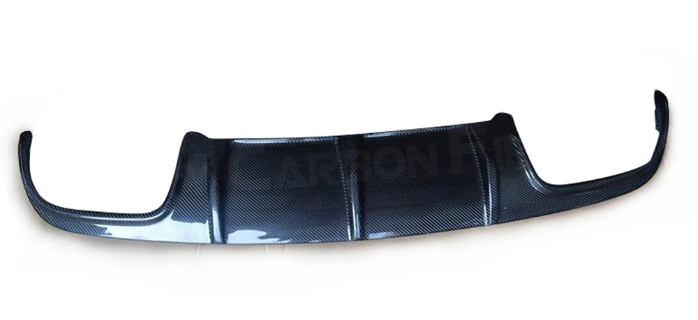 For W204 Carbon Fiber Car Rear Bumper Lip Diffuser Spoiler for Mercedes Benz C Class C63 AMG 2008 - 2011 Car Styling FRP